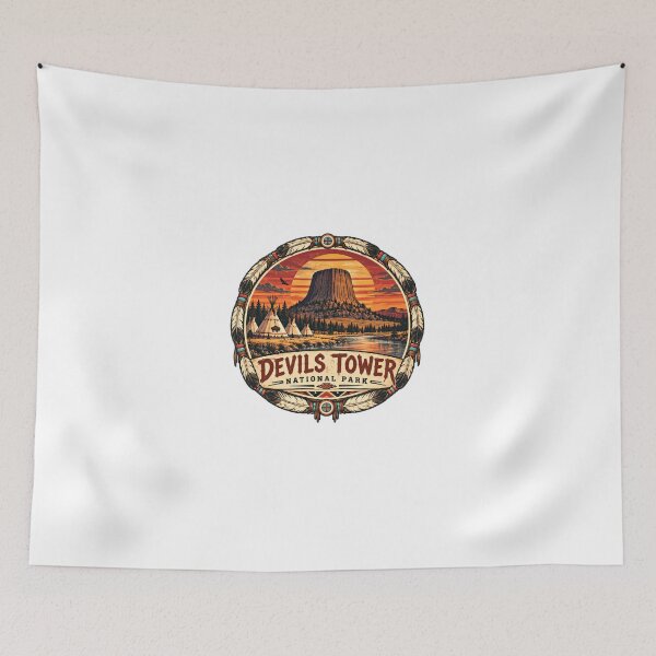 Item preview, Devils Tower National Park Wyoming Travel Souvenir designed and sold by Simsimah26Parks.