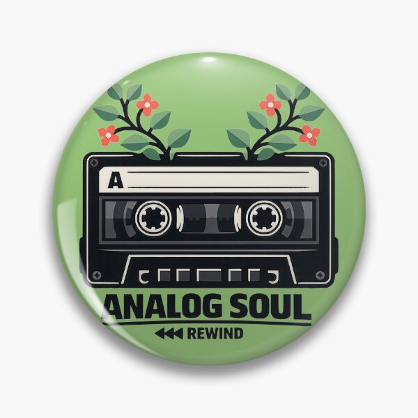 Item preview, Floral Vintage Retro Cassette Tape Analog Soul designed and sold by KungPowUnicorn.