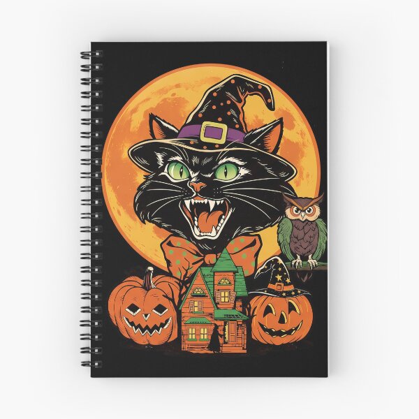 Item preview, Vintage Halloween Black cat designed and sold by Spooky Sugar.