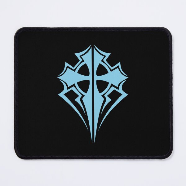 Item preview, Sky Blue Ornate Gothic Cross Design designed and sold by pattern-archive.