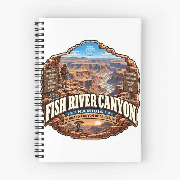 Item preview, Fish River Canyon Namibia Grand Canyon Of Africa Hiking Travel Adventure Explorer designed and sold by Star3NowForMe.