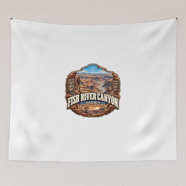 Item preview, Fish River Canyon Namibia Grand Canyon Of Africa Hiking Travel Adventure Explorer designed and sold by Star3NowForMe.