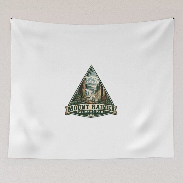 Item preview, Mount Rainier National Park Hiking Camping Outdoors Traveler designed and sold by Simsimah26Parks.