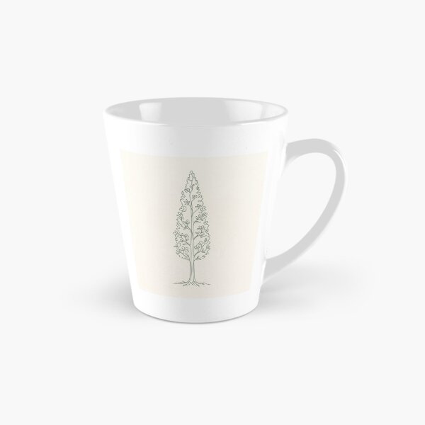 Item preview, Coastal Cypress Line Art | Minimalist Mediterranean Print designed and sold by Zaramodo.