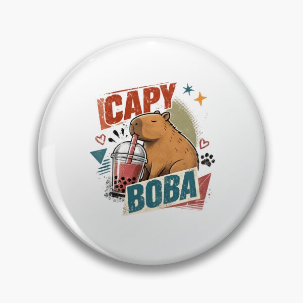 Item preview, Capy Boba Capybara Bubble Tea Animal Lover designed and sold by RetroMini2026.