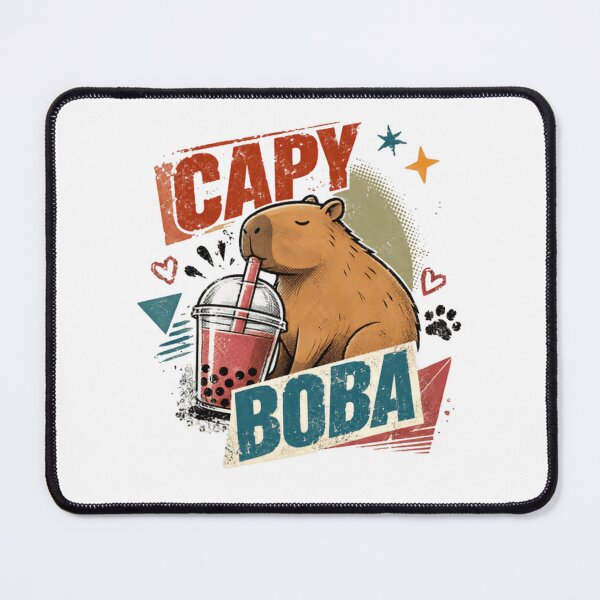 Item preview, Capy Boba Capybara Bubble Tea Animal Lover designed and sold by RetroMini2026.