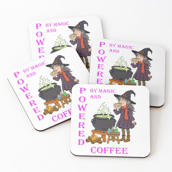 Item preview, Powered by Magic and Coffee designed and sold by Aki and Akiro.