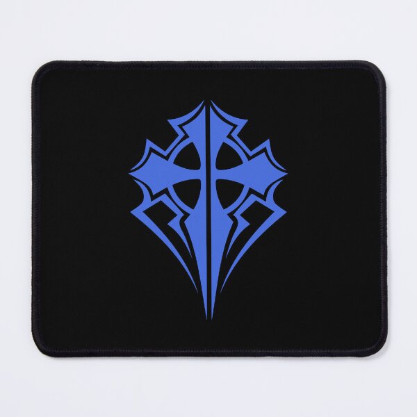Item preview, Royal Blue Ornate Gothic Cross Design designed and sold by pattern-archive.
