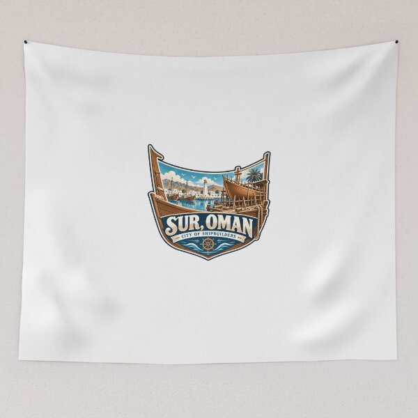 Item preview, Sur, Oman City Of Shipbuilders Omani Maritime Travel Souvenir designed and sold by Star3NowForMe.