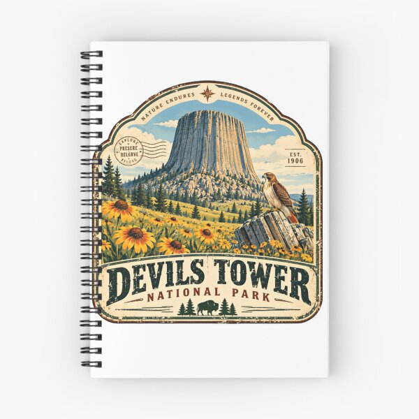 Item preview, Devils Tower National Park Wyoming Nature Travel Explorer designed and sold by Simsimah26Parks.