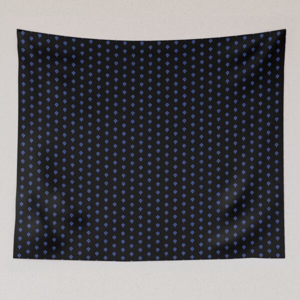 Item preview, Royal Blue Ornate Gothic Cross Design designed and sold by pattern-archive.