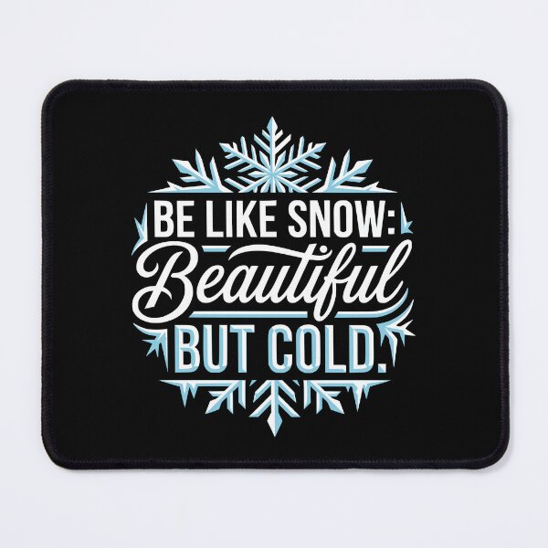 Item preview, Cool but cold winter humor snowflakes designed and sold by Loona97.