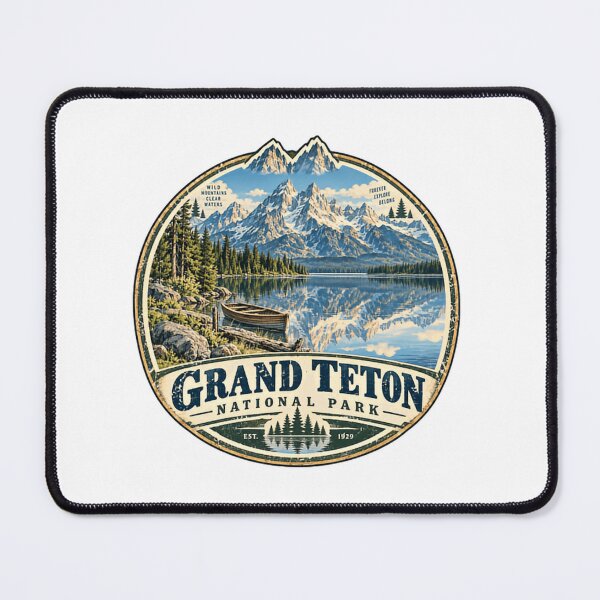 Item preview, Grand Teton National Park Wyoming Travel Hiker Explorer designed and sold by Simsimah26Parks.