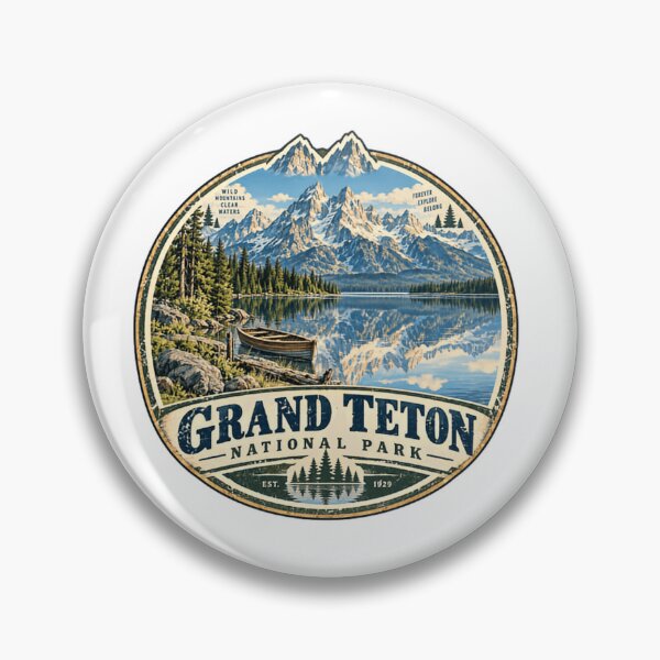 Item preview, Grand Teton National Park Wyoming Travel Hiker Explorer designed and sold by Simsimah26Parks.