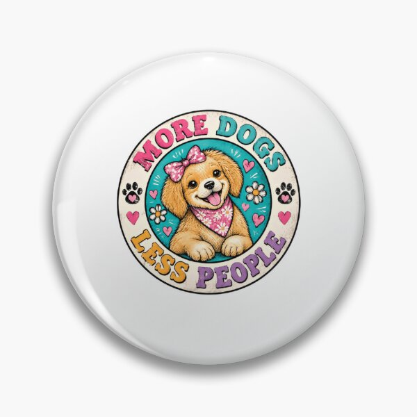 Item preview, More Dogs Less People Dog Lover Pet Owner Introvert designed and sold by RetroMini2026.