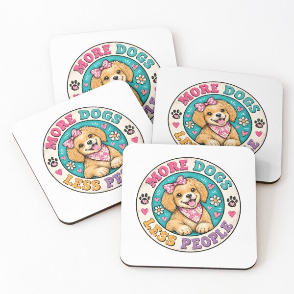Item preview, More Dogs Less People Dog Lover Pet Owner Introvert designed and sold by RetroMini2026.