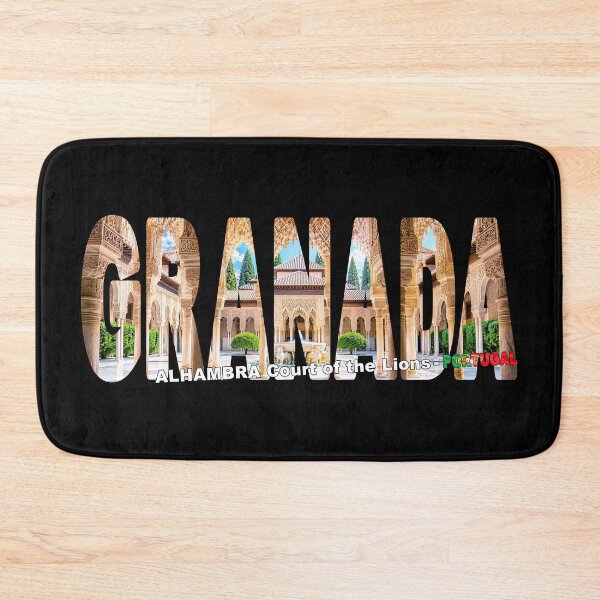 Item preview, GRANADA Alhambra Court of the Lions Spain - Andalusia Nasrid Palaces designed and sold by Adam Gormley.