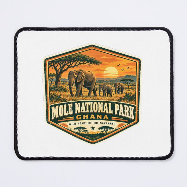 Item preview, Mole National Park Ghana Wild Heart Of The Savannah African Wildlife Elephants Safari Travel designed and sold by Simsimah26Parks.