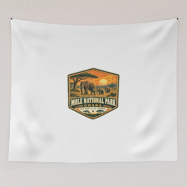 Item preview, Mole National Park Ghana Wild Heart Of The Savannah African Wildlife Elephants Safari Travel designed and sold by Simsimah26Parks.