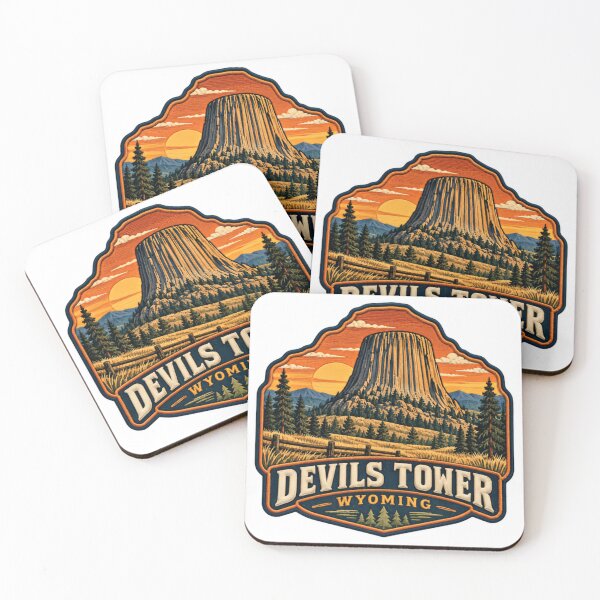 Item preview, Devils Tower Wyoming National Monument Travel Hiker Souvenir designed and sold by Simsimah26Parks.