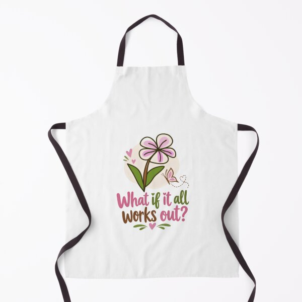 Item preview, What If It All Works Out Hopeful Positive Inspirational Women Motivation designed and sold by SkeletonsDanger.