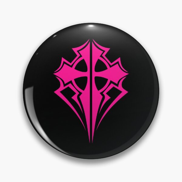 Item preview, Hot Pink Ornate Gothic Cross Design designed and sold by pattern-archive.