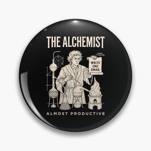 Item preview, The Alchemist Write One Email Work Humor Graphic designed and sold by SplashTastic.