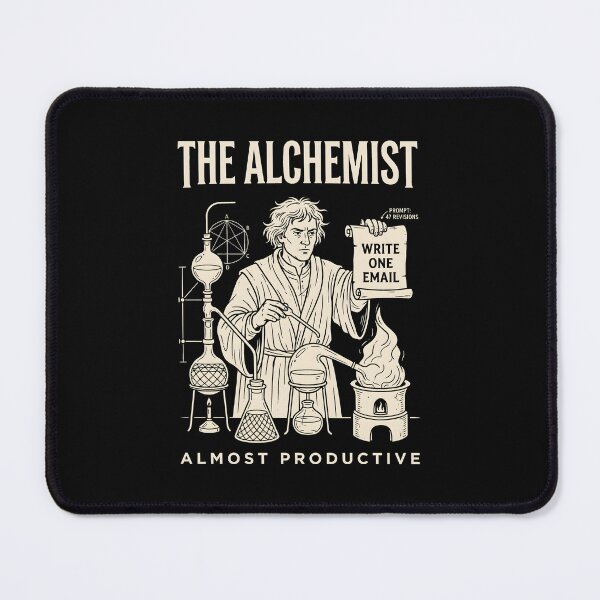 Item preview, The Alchemist Write One Email Work Humor Graphic designed and sold by SplashTastic.