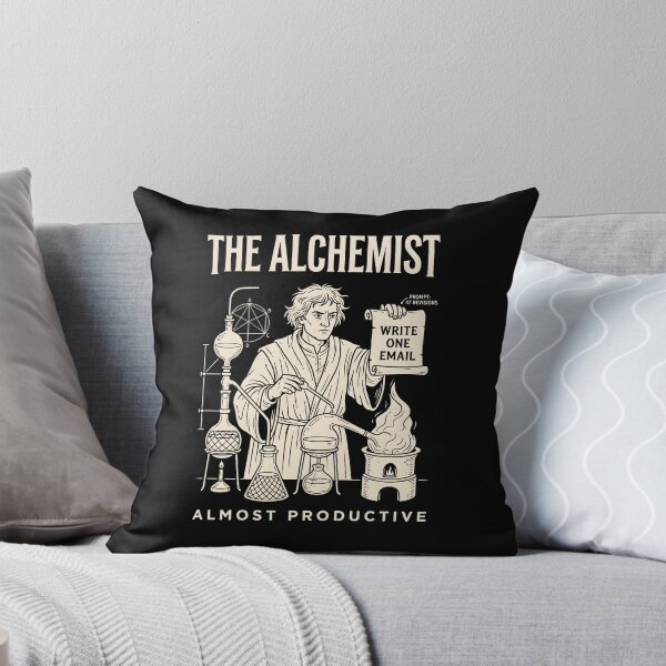 Item preview, The Alchemist Write One Email Work Humor Graphic designed and sold by SplashTastic.