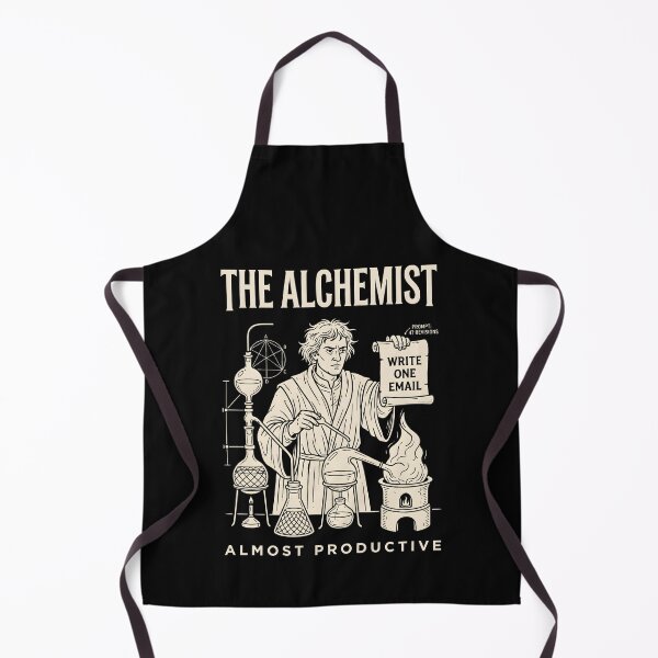 Item preview, The Alchemist Write One Email Work Humor Graphic designed and sold by SplashTastic.