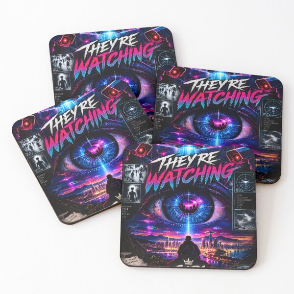 Item preview, GCR1 They’re Watching – Conspiracy Files UFO Surveillance Design designed and sold by GCR1.