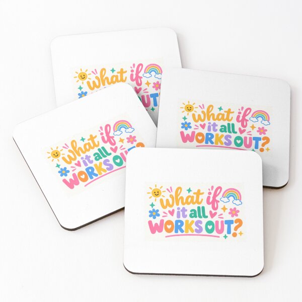 Item preview, What If It All Works Out? Positive Motivation Optimism Encouragement designed and sold by SkeletonsDanger.