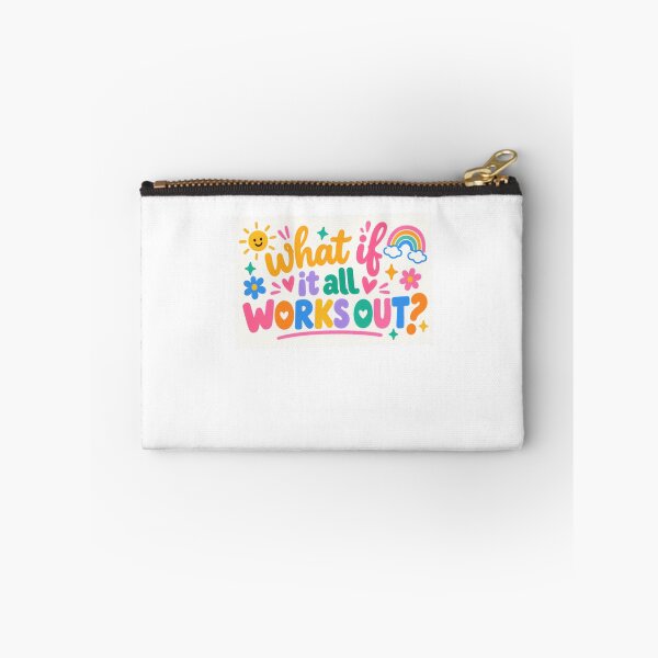 Item preview, What If It All Works Out? Positive Motivation Optimism Encouragement designed and sold by SkeletonsDanger.