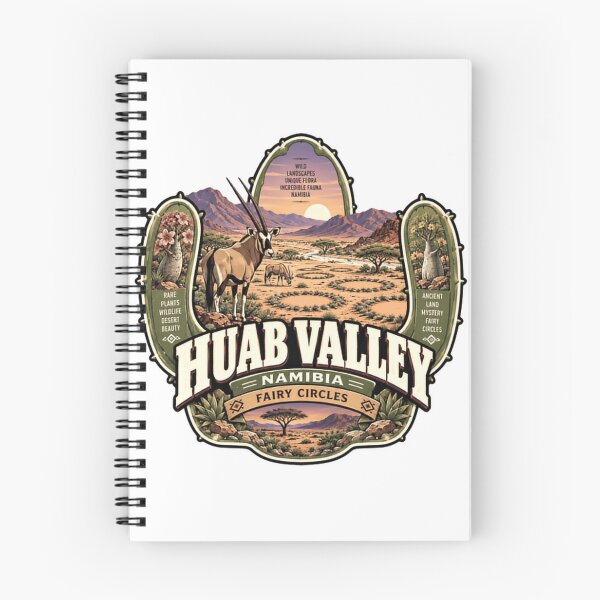 Item preview, Huab Valley Namibia Fairy Circles Travel Wildlife Desert Landscape designed and sold by Star3NowForMe.