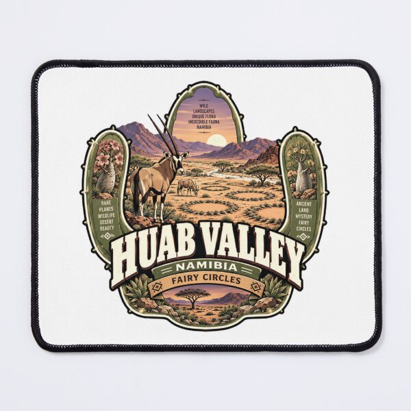Item preview, Huab Valley Namibia Fairy Circles Travel Wildlife Desert Landscape designed and sold by Star3NowForMe.