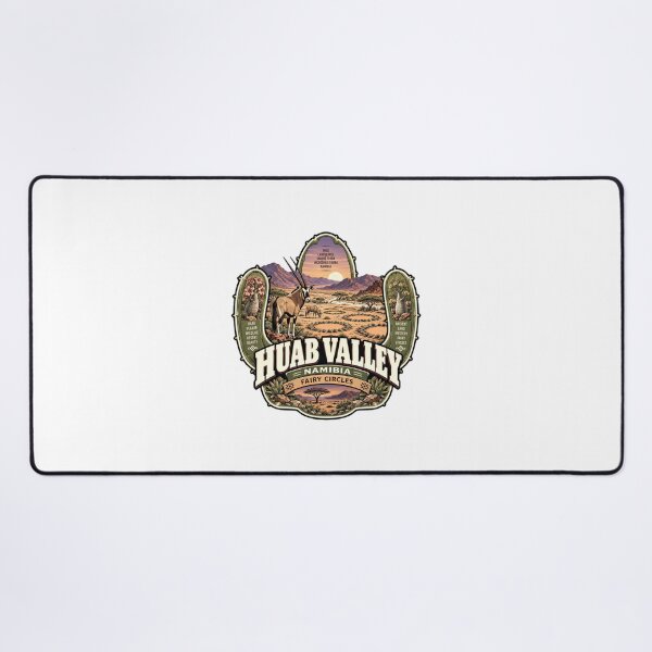 Item preview, Huab Valley Namibia Fairy Circles Travel Wildlife Desert Landscape designed and sold by Star3NowForMe.