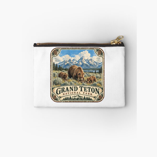 Item preview, Grand Teton National Park Wyoming Wildlife Bear Mountains Nature Explorer designed and sold by Simsimah26Parks.