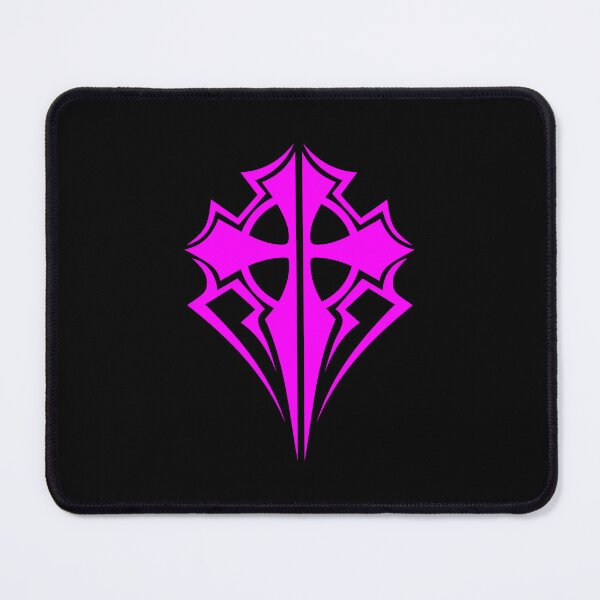 Item preview, Magenta Ornate Gothic Cross Design designed and sold by pattern-archive.