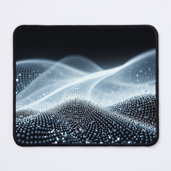 Item preview, Pure Silver Wave Abstract Minimalist Digital Art Design designed and sold by IntelliMindDesigns.