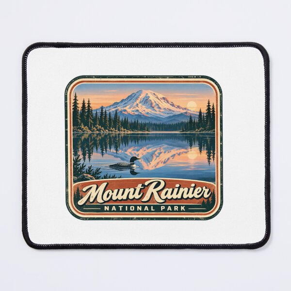 Item preview, Mount Rainier National Park Washington Mountain Hiking Travel Souvenir designed and sold by Simsimah26Parks.