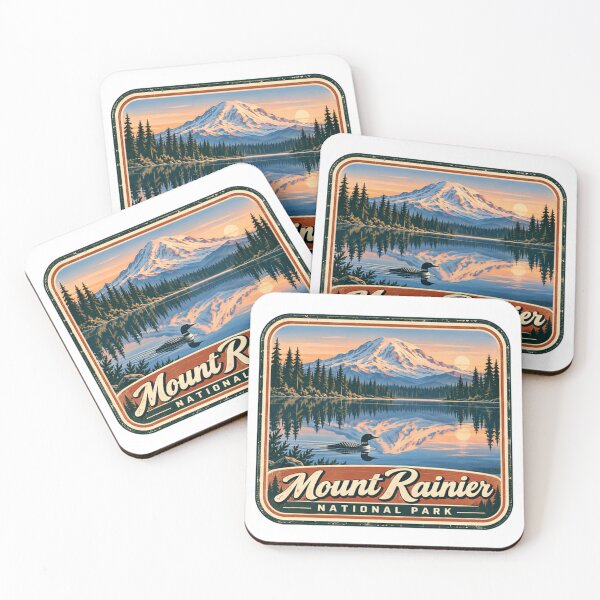 Item preview, Mount Rainier National Park Washington Mountain Hiking Travel Souvenir designed and sold by Simsimah26Parks.
