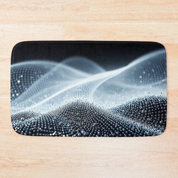 Item preview, Pure Silver Wave Abstract Minimalist Digital Art Design designed and sold by IntelliMindDesigns.