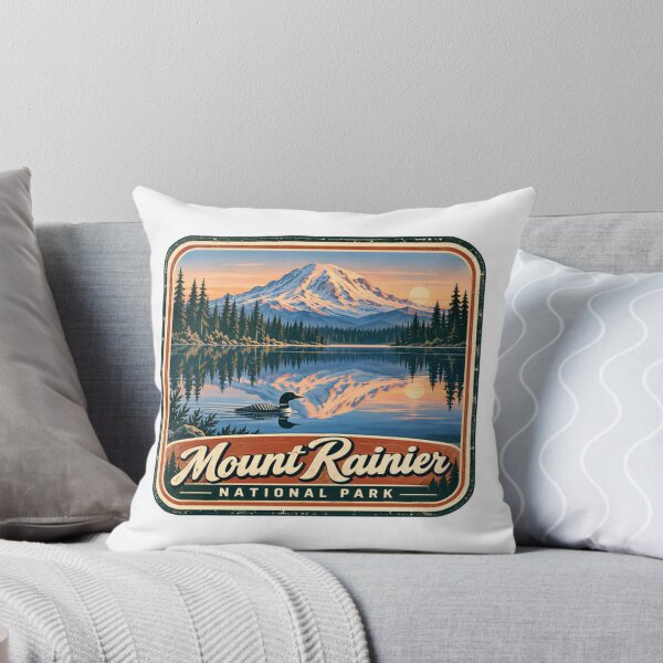 Item preview, Mount Rainier National Park Washington Mountain Hiking Travel Souvenir designed and sold by Simsimah26Parks.
