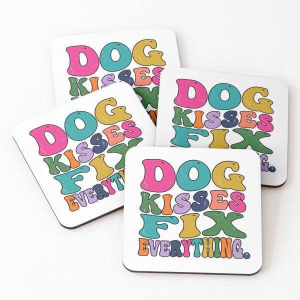 Item preview, Dog Kisses Fix Everything Pet Owner Dog Lover Canine Companion designed and sold by JonesFlora2025.