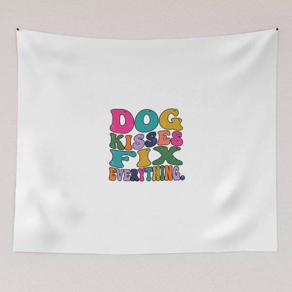 Item preview, Dog Kisses Fix Everything Pet Owner Dog Lover Canine Companion designed and sold by JonesFlora2025.