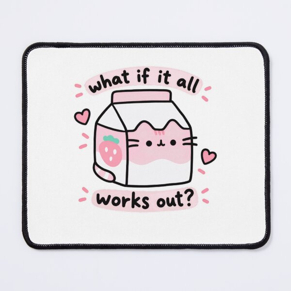 Item preview, What If It All Works Out Kawaii Strawberry Milk Optimism designed and sold by SkeletonsDanger.
