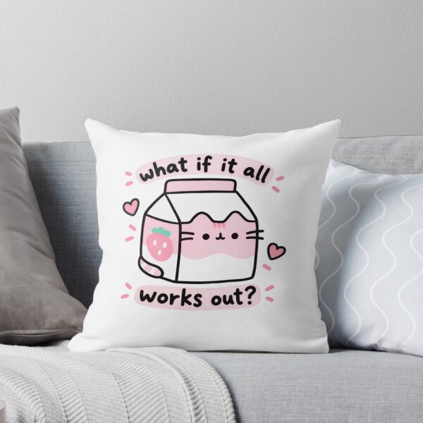 Item preview, What If It All Works Out Kawaii Strawberry Milk Optimism designed and sold by SkeletonsDanger.