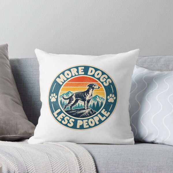 Item preview, More Dogs Less People Dog Lover Outdoors Introvert designed and sold by RetroMini2026.