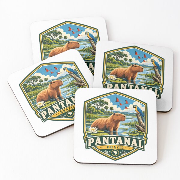 Item preview, Pantanal Brazil Capybara Wildlife Nature Travel South America designed and sold by Simsimah26Parks.