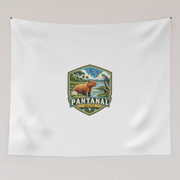 Item preview, Pantanal Brazil Capybara Wildlife Nature Travel South America designed and sold by Simsimah26Parks.